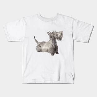 Scottie Silhouette Kids T-Shirt